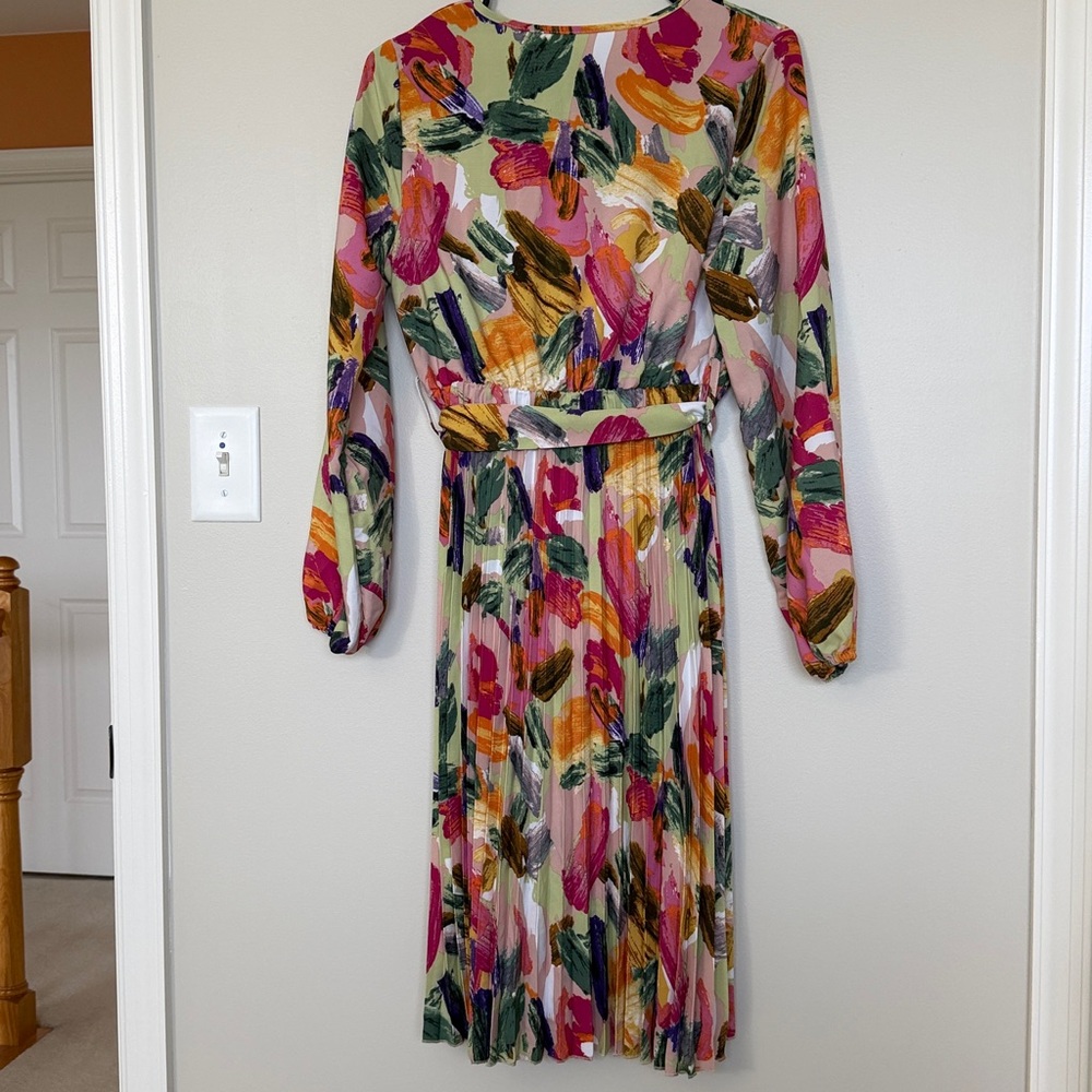 Colorful Abstract Print Dress - Picture 4 of 4